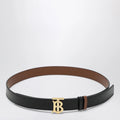 Burberry Reversible TB leather belt in black and tan