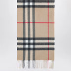 Burberry Cashmere scarf with Check motif