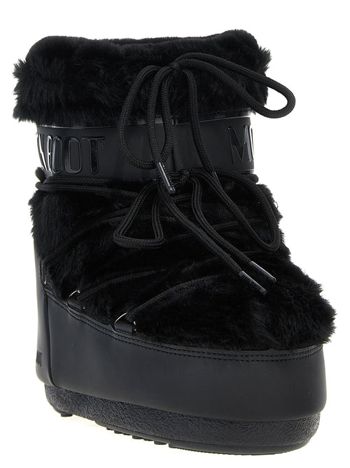 Moon Boot Ltrack Tube Faux Fur Ankle Boots