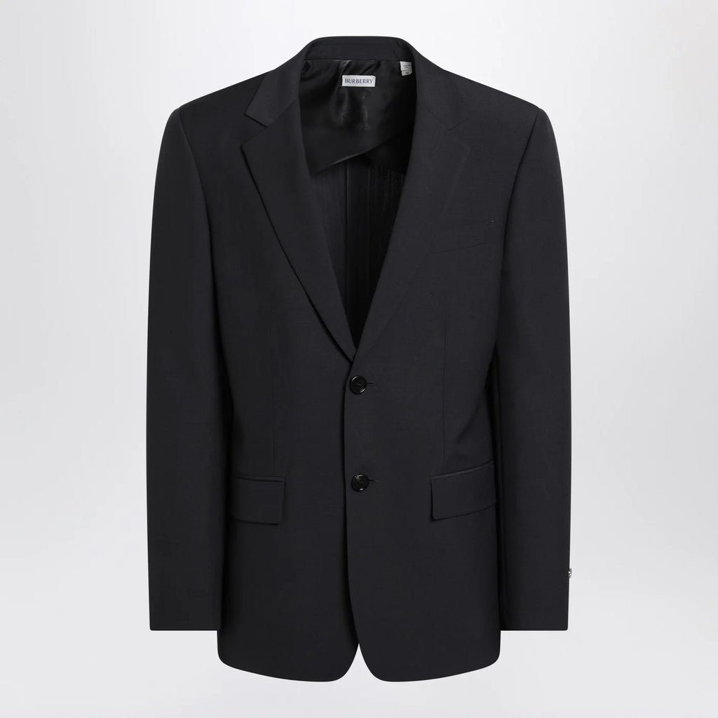 Burberry Navy blue wool blend jacket