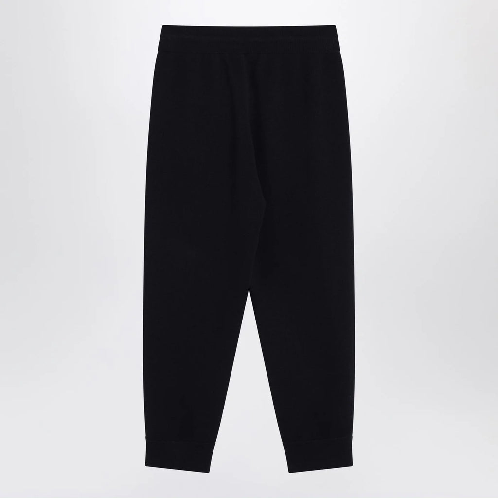 Burberry Navy blue cashmere-blend jogging pants