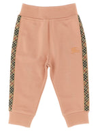 Burberry Jackson Check Tape Joggers