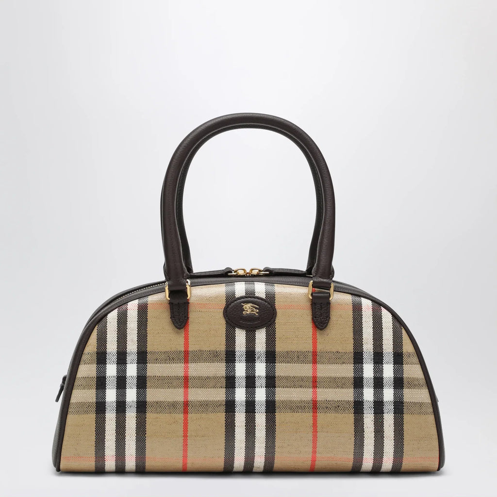 Burberry Sand Highlands Check Bag