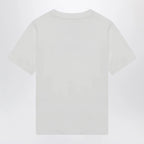 Burberry White T-shirt with embroidered logo