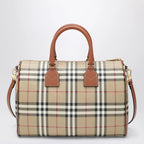 Burberry Medium bowling bag with Check pattern