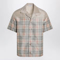 Burberry Beige shirt with shaded Check pattern