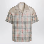 Burberry Beige shirt with shaded Check pattern