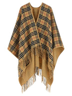 Burberry Check Wool Reversible Cape