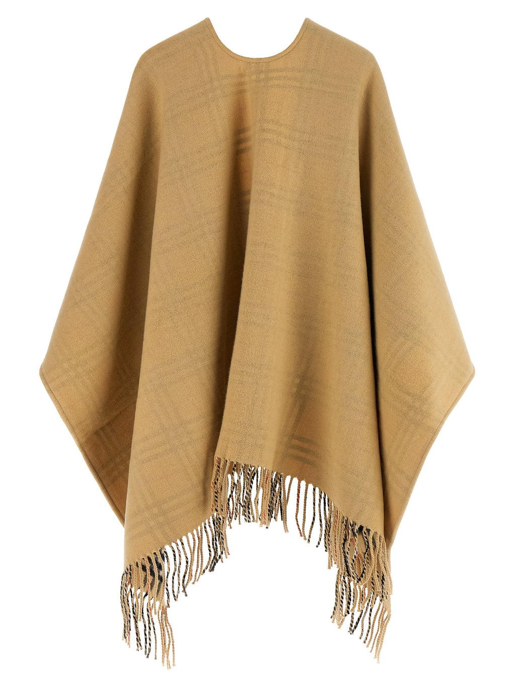 Burberry Check Wool Reversible Cape