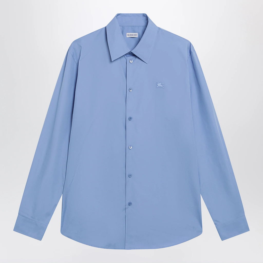 Burberry Cornflower blue cotton poplin shirt