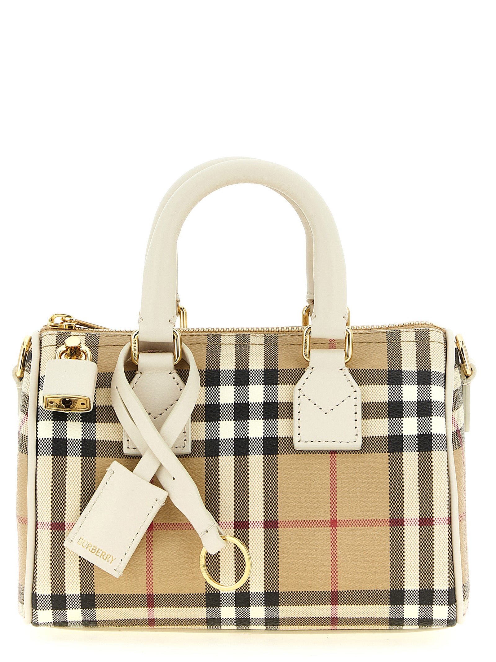 Burberry Mini Bowling Handbag