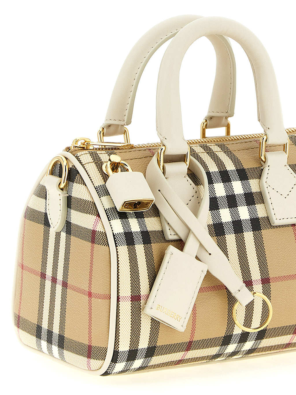 Burberry Mini Bowling Handbag