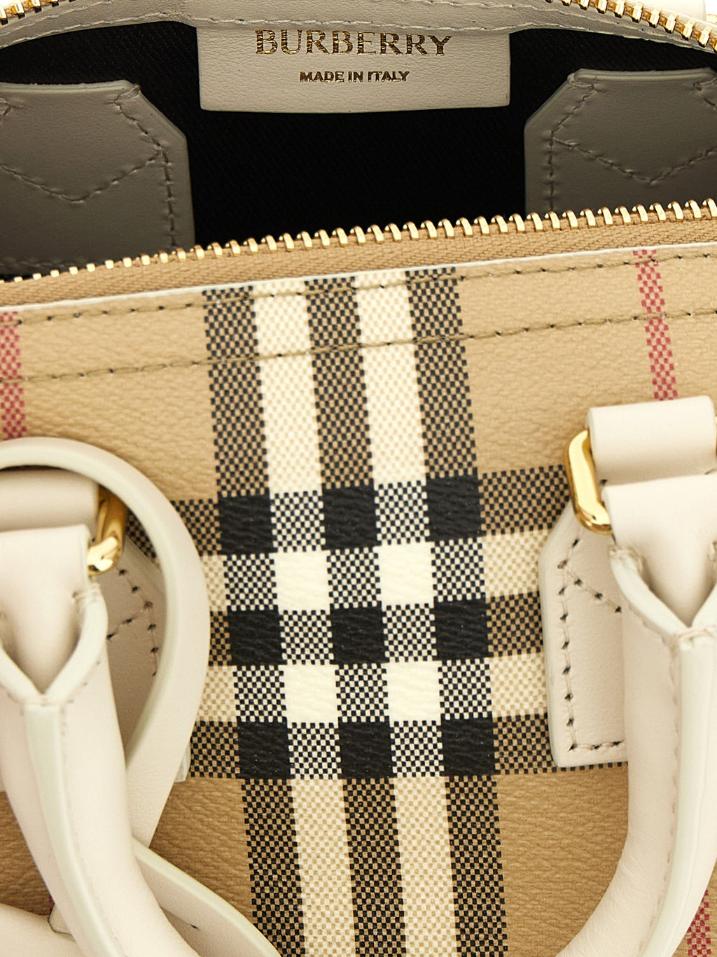 Burberry Mini Bowling Handbag