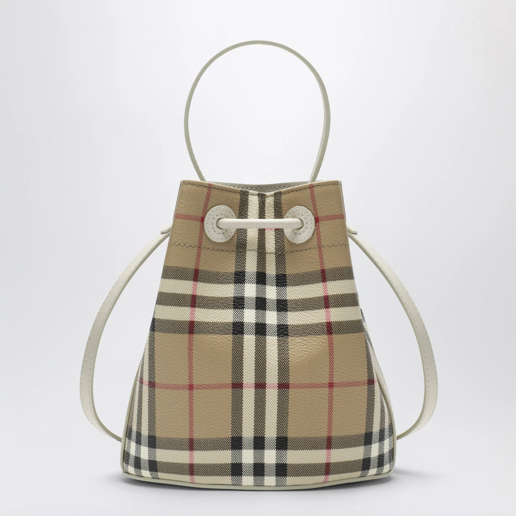 Burberry Mini bucket bag with Check pattern
