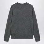 Burberry Grey Wool Crewneck Sweater