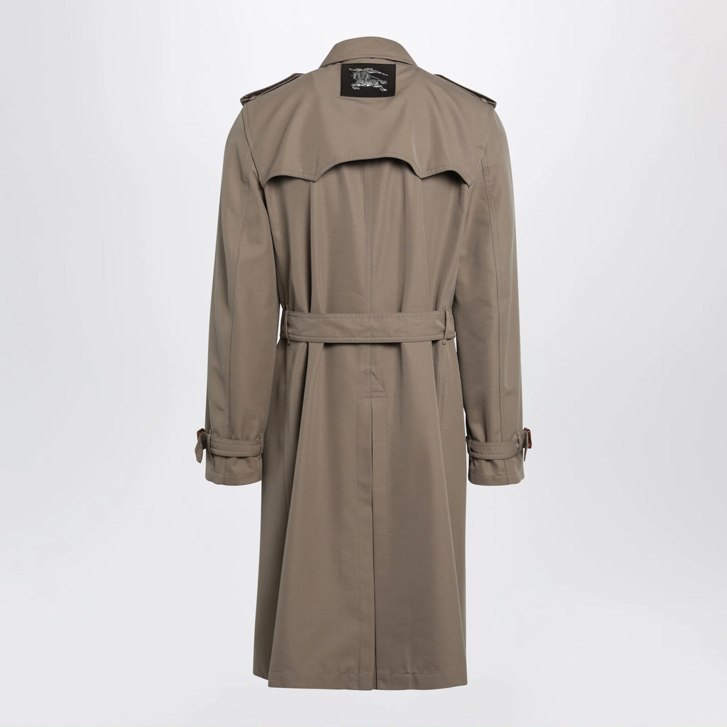 Burberry Short Foxfield trench coat in cotton and silk