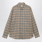 Burberry Beige Check Cotton Shirt