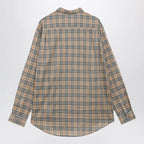 Burberry Beige Check Cotton Shirt