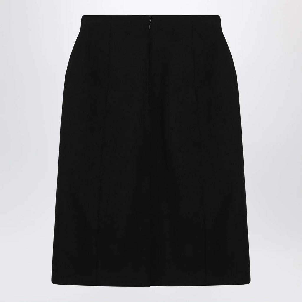 Balenciaga Black Hourglass midi skirt