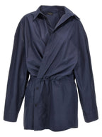 Balenciaga Stile Camicia Mini Dress