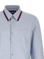 Gucci Web Collar Shirt