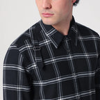 Alexander McQueen Cotton flannel checkered shirt