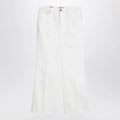 GUCCI Short white flare trousers
