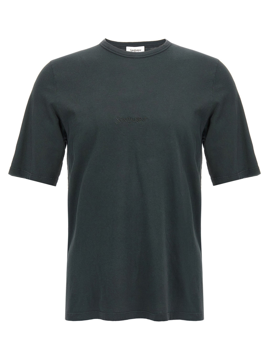 Saint Laurent Logo Embroidery T-shirt