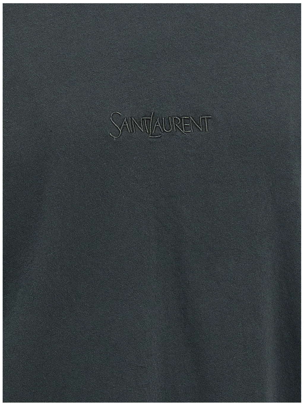 Saint Laurent Logo Embroidery T-shirt