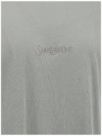 Saint Laurent Logo Embroidery T-shirt