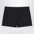 GUCCI Shorts dark grey in wool twill