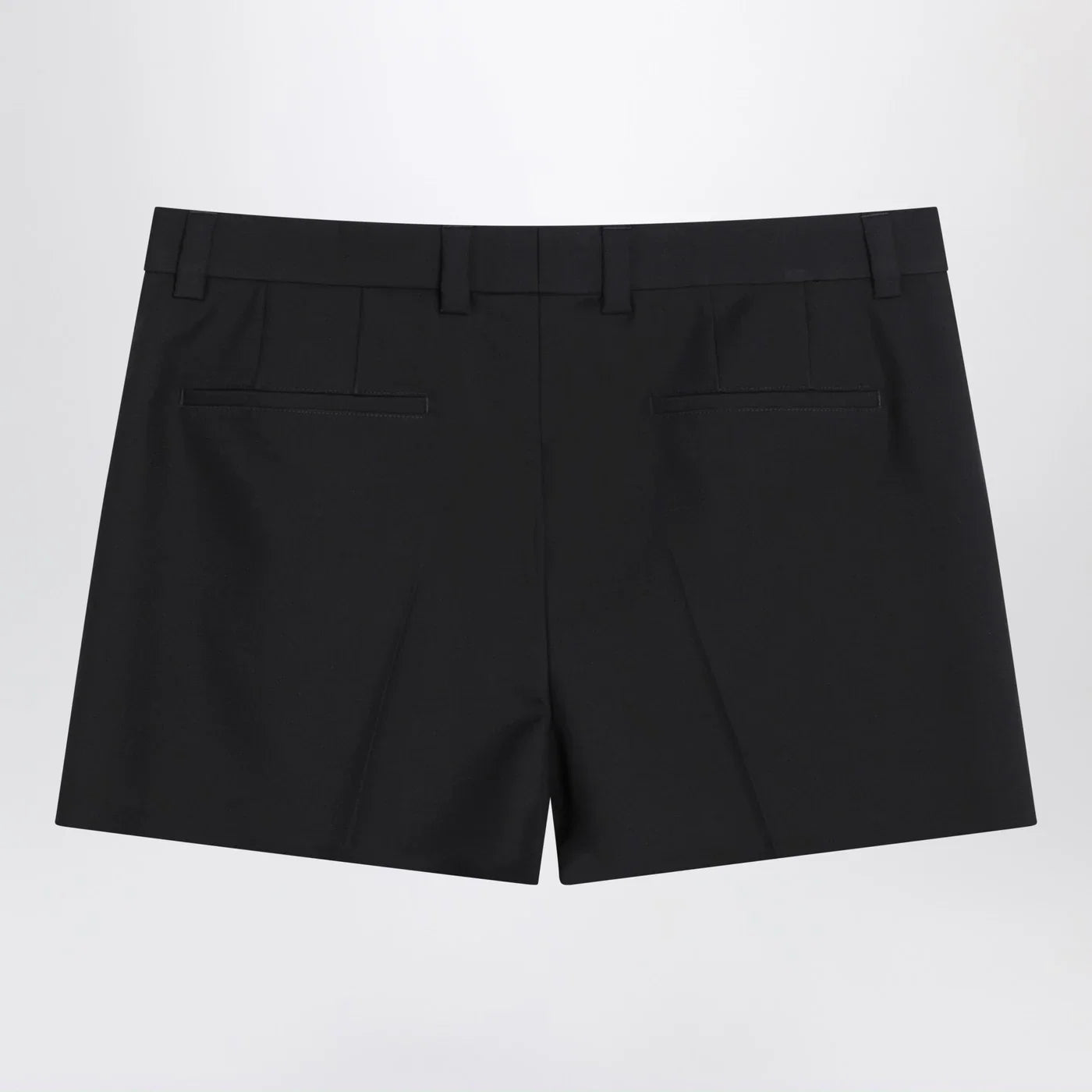 GUCCI Shorts dark grey in wool twill
