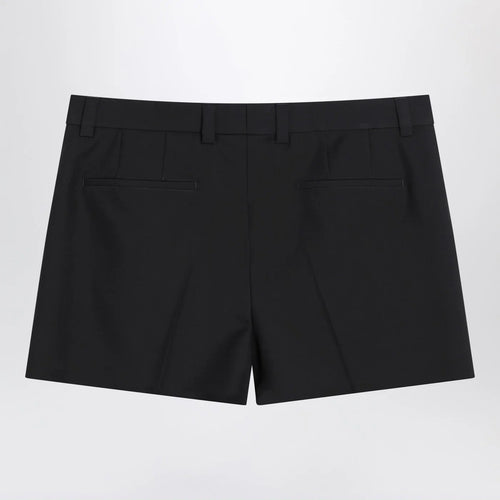 GUCCI Shorts dark grey in wool twill