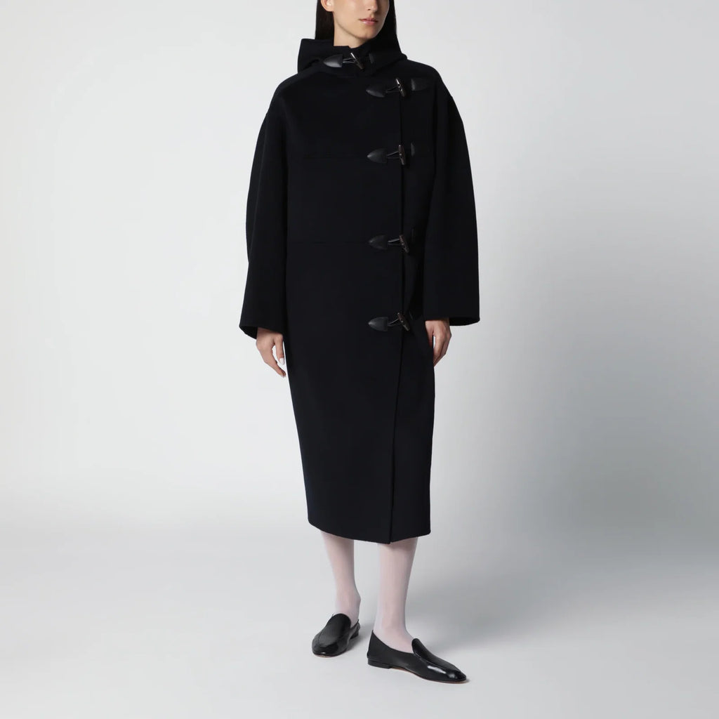 Róhe Navy Blue Duffle Coat