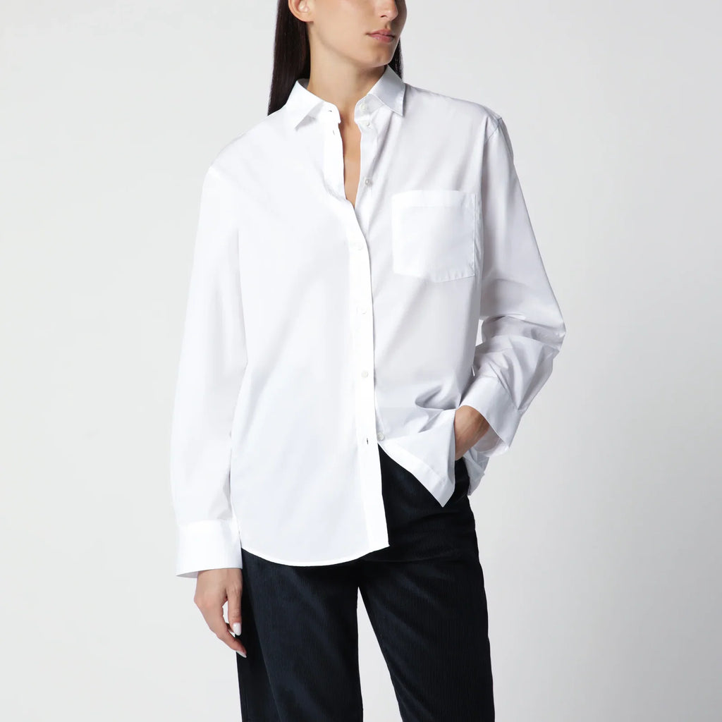 Róhe Optic White Cotton Shirt