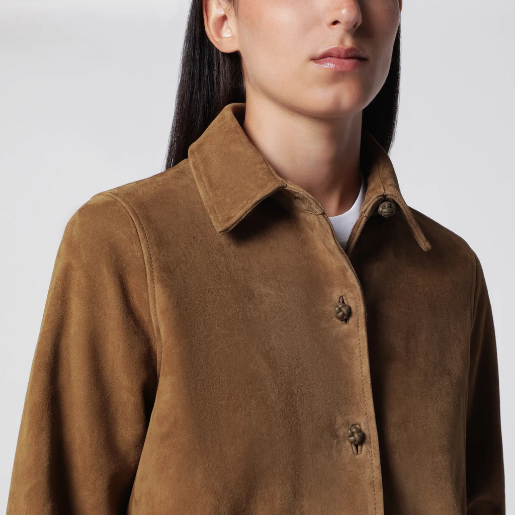 Róhe Sage Suede Overshirt