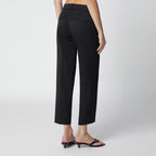 Róhe Black Mies Cigarette-Leg Trousers