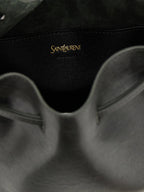 Saint Laurent Large Leather Bucket Bag