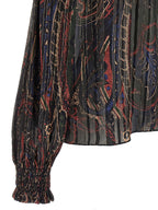 Saint Laurent Smock Stitch Blouse