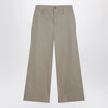 Alexander McQueen Beige cotton gabardine chino pants