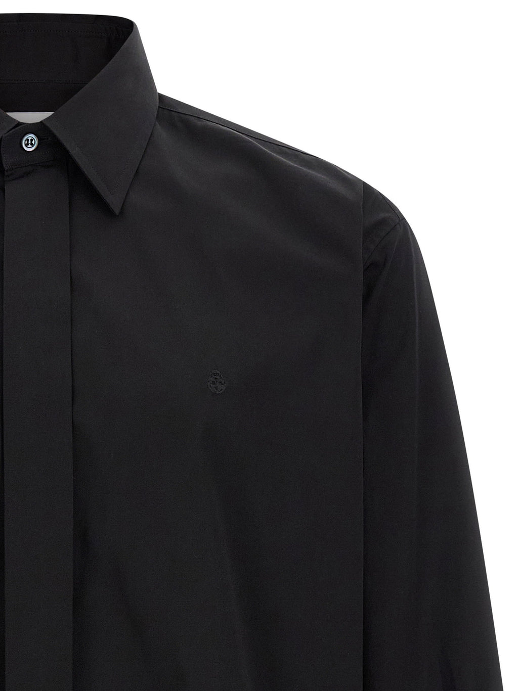 Alexander McQueen Logo Embroidery Shirt