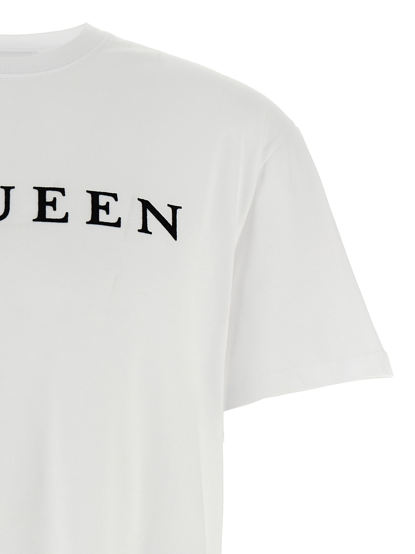 Alexander McQueen Flocked Mcqueen T-shirt