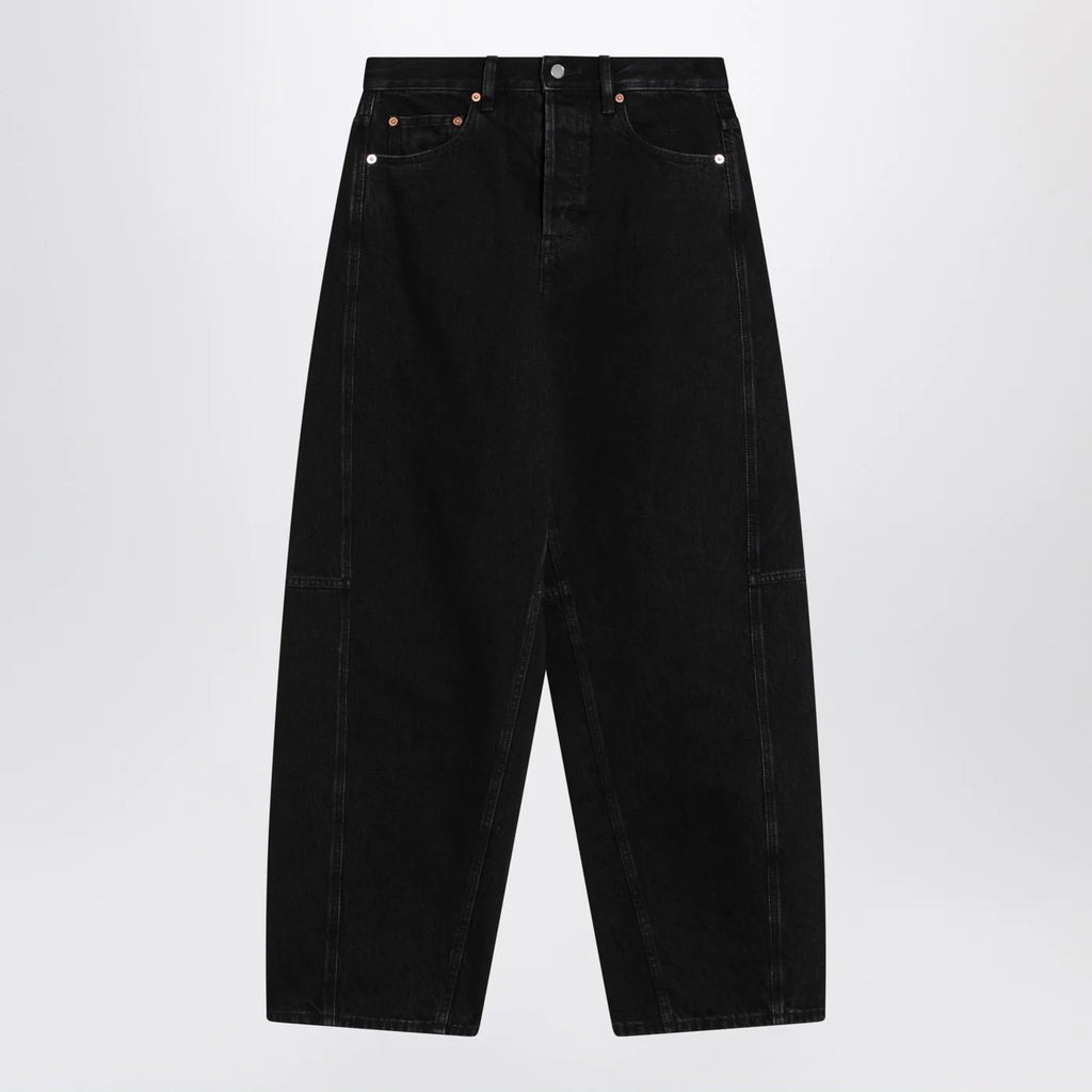 GUCCI Black wide-leg jeans
