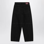GUCCI Black wide-leg jeans