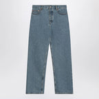 GUCCI Light blue wide-leg jeans