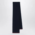 GUCCI Navy blue wool scarf