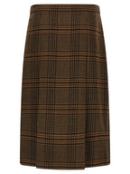 Saint Laurent Prince Of Wales Skirt