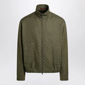 GUCCI Green forest bomber in GG fabric