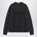 GUCCI Gray wool and cashmere sweater