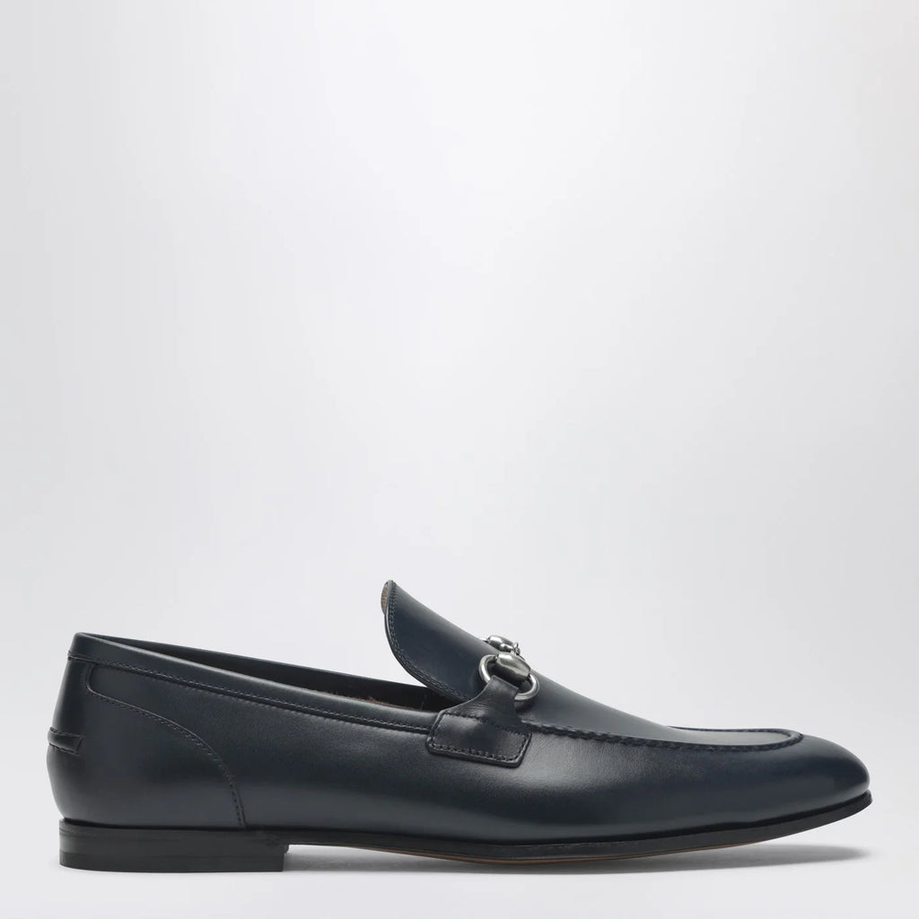 GUCCI Blue loafer with Horsebit